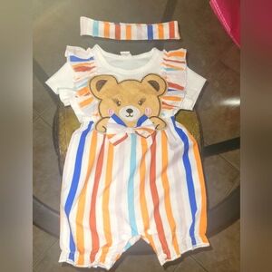 Teddy w/ Stripes Outfit